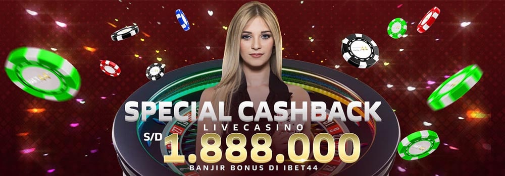 bonus cashback live casino ibet44